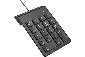 USB 10 Key Numeric Keypad: Compact and Convenient for Work and Home