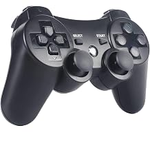 وحدة تحكم لجهاز PS3 وحدة تحكم لاسلكية متوافقة مع لوحة ألعاب بلاي ستيشن 3 بلوتوث مع كابل شحن مزدوج الصدمات
