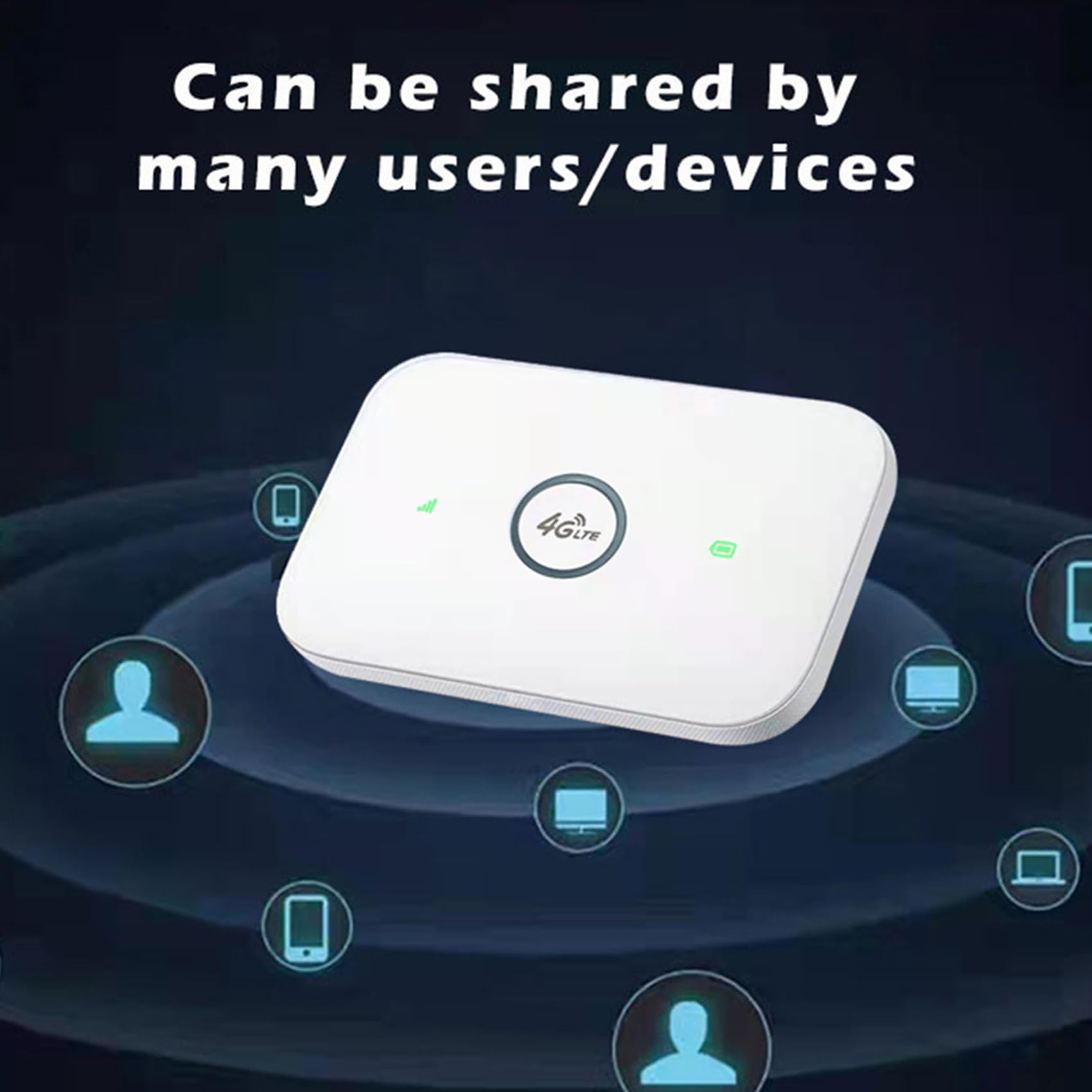 5X Router WiFi Tascabile MiFi 4G Modem WiFi 150 Mbps Car Mobile WiFi Hotspot Wireless con Slot per Scheda SIM Wireless MiFi