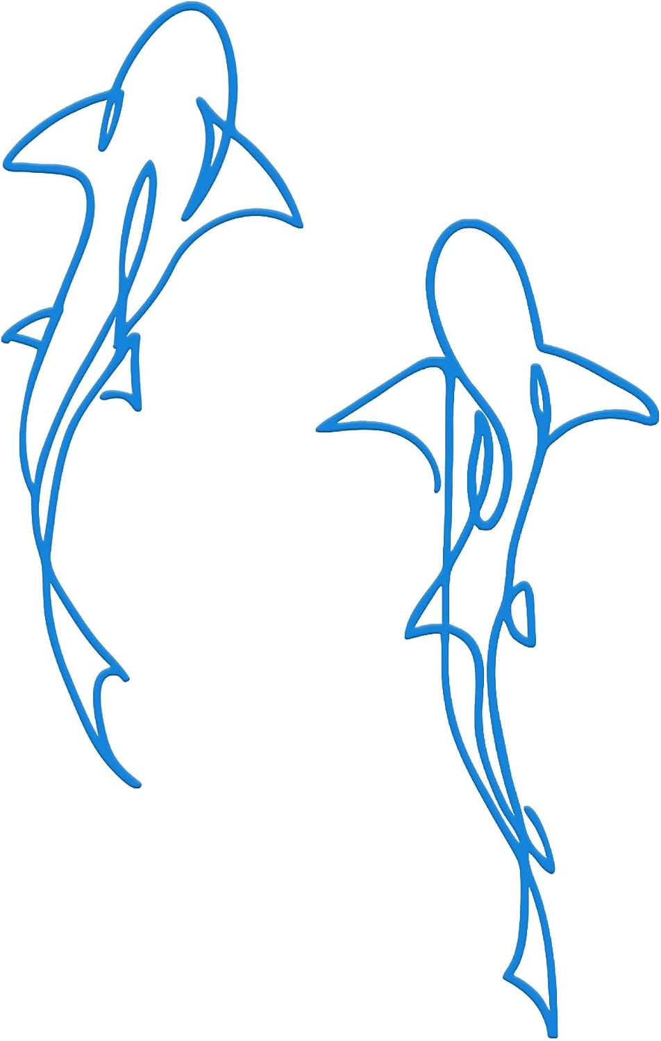 Xedatric Metal Fish Wall Art Shark Decor for Home