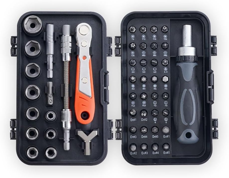 48 In 1 Multi-functional Ratchet Wrench Socket Screwdriver Home Appliance Repair Tool Combination