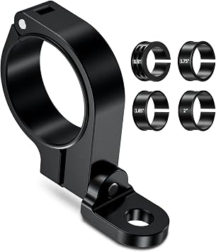 VAZESWIN 1 PC UTV Whip Light Mount, LED Light Bar Mounting Bracket, Black