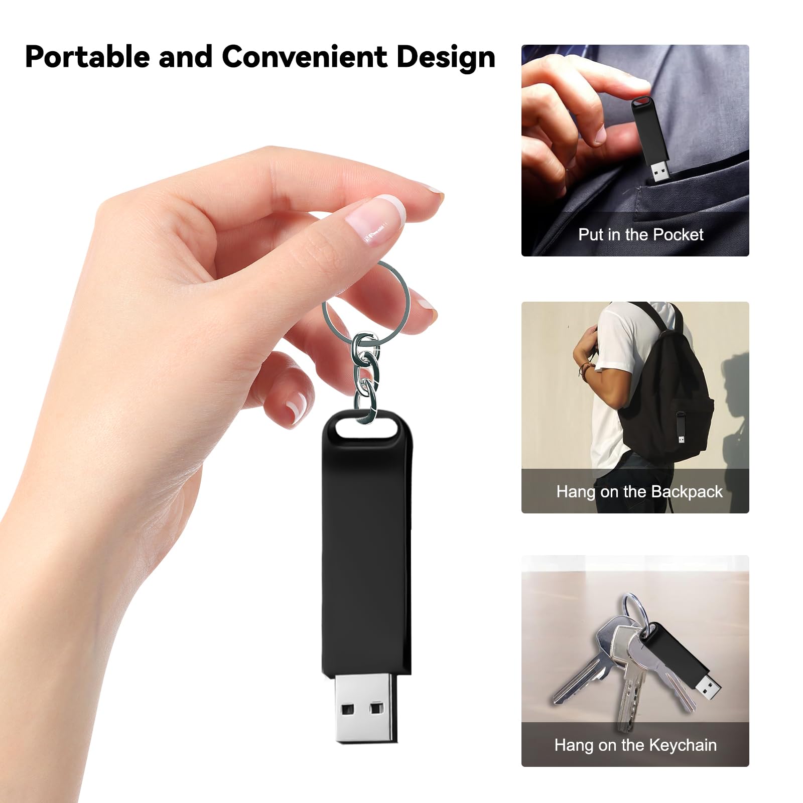 Chiavetta USB C Pen Drive 128GB 2 in 1 USB-C Flash Drive per PC e Telefono
