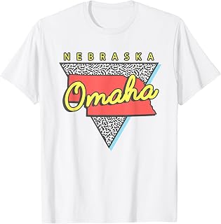 Omaha Nebraska T Shirt Vintage Retro NE Souvenirs T-Shirt