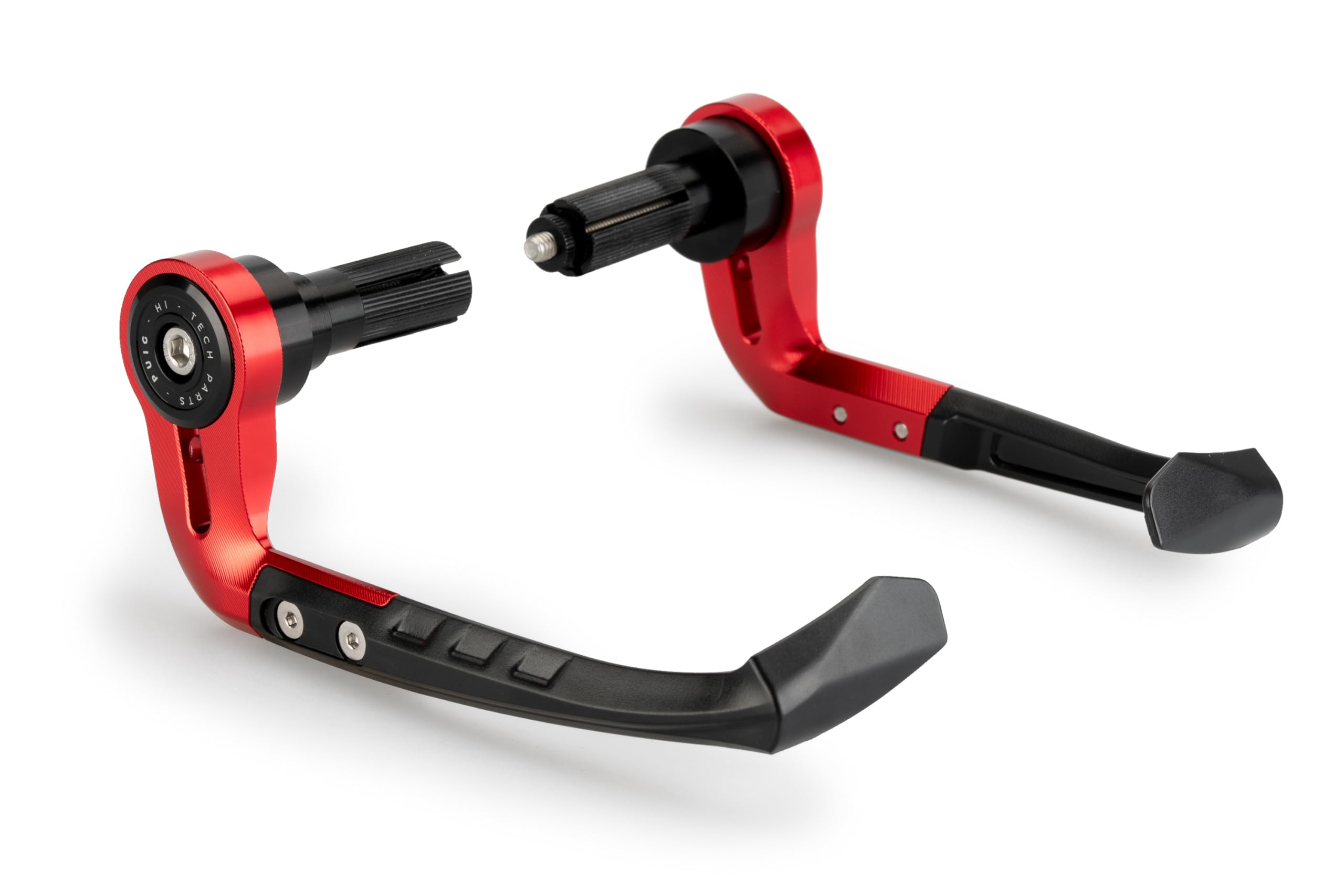 Puig 21993R Brake lever protector RAW Counterweight – Robust Design and Universal Fit, Red