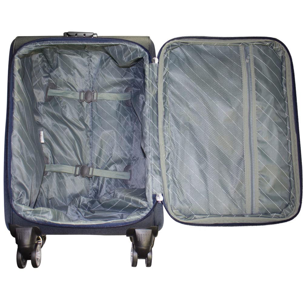 Weichgepäck-Trolley »Maribor«, 4 Rollen, aufrecht rollbar Farbe Blau Gr. M