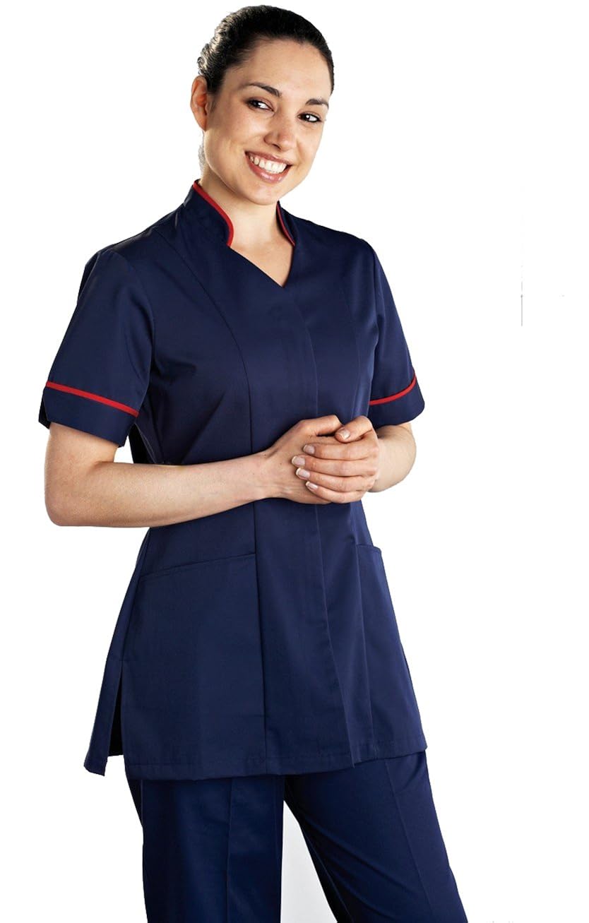navy blue scrub dress