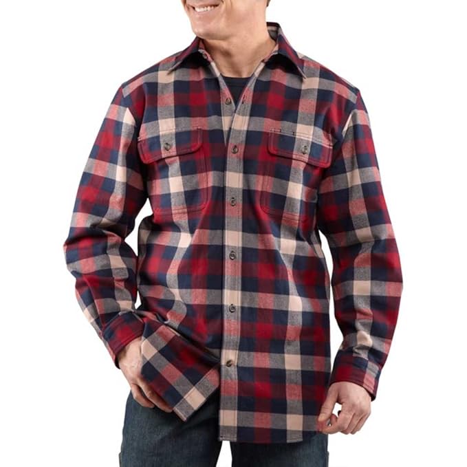 Carhartt hubbard flannel shirt Clearance