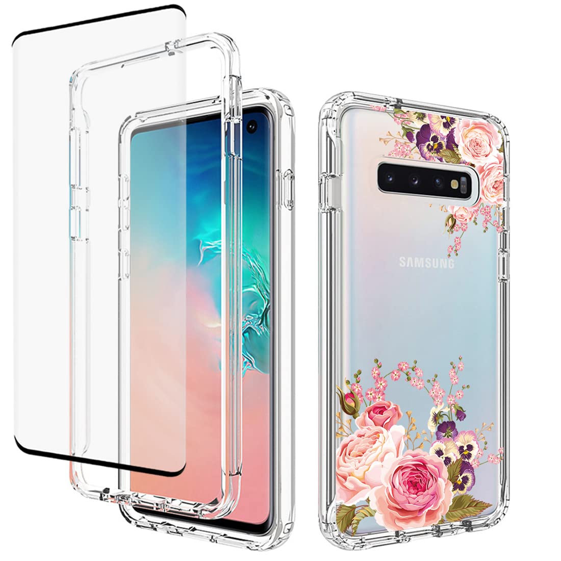 [虎太郎]Galaxy S10 スケルトン 虎太郎]Galaxy S10 スケルトン Terrortops Samsung Case (White