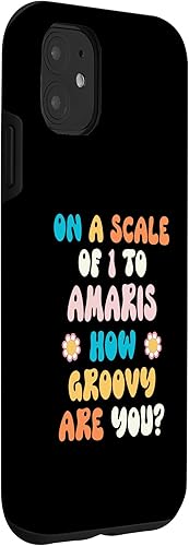 Miniatura 9 de iPhone 14 AMARIS Cute Retro Girls Groovy AMARIS Personalized Name Case
