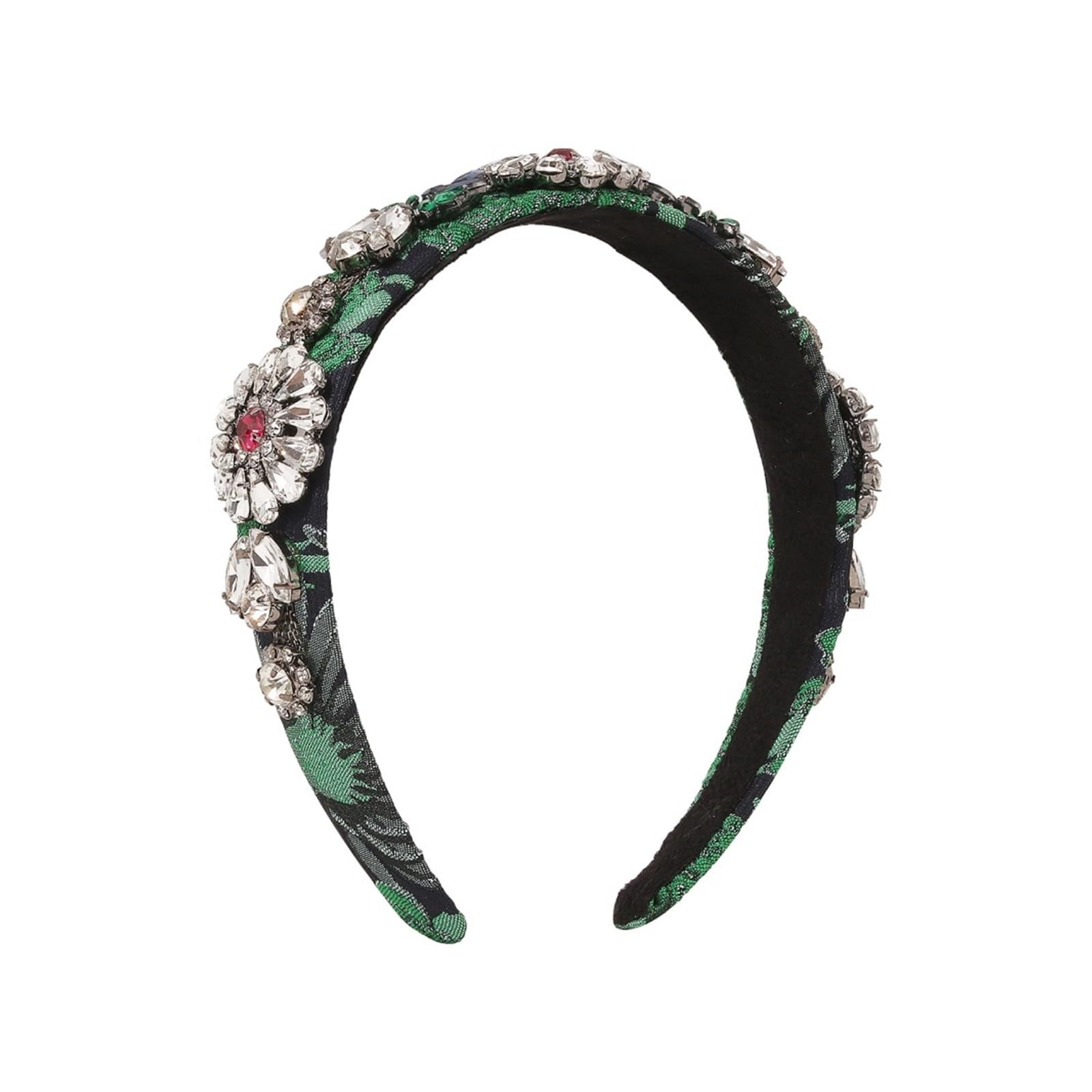Bandeau de fleur de soleil en diamant JFDBGU de couleur lourde pour un style raffiné