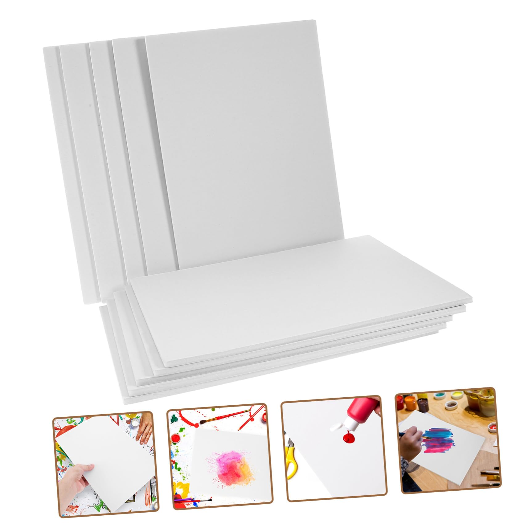 DOITOOL 2 Sätze Dicke Schaumstoffplatten Leere Schaumstofftafeln Für Diy Projekte Bastelmaterial Für Werbung Multifunktionale Schreibtafeln Für Kreative Bastelarbeiten 10 Stück * 2