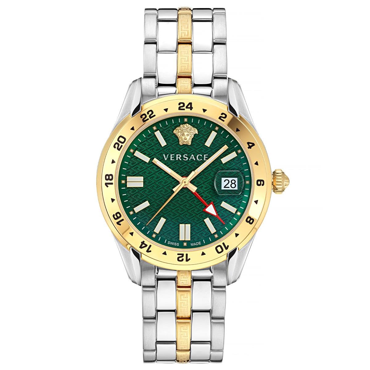 Versace Men's Analogue Swiss Quartz Watch with Stainless Steel Strap VE7C00623