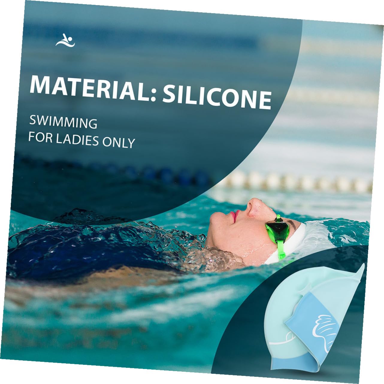 BESPORTBLE Cuffia Da Nuoto Occhialini Da Nuoto Per Nuotata Cuffie Da Nuoto Cappello Da Nuoto Berretto Cappelli Piscina Per Cuffia Per Gel Di Silice