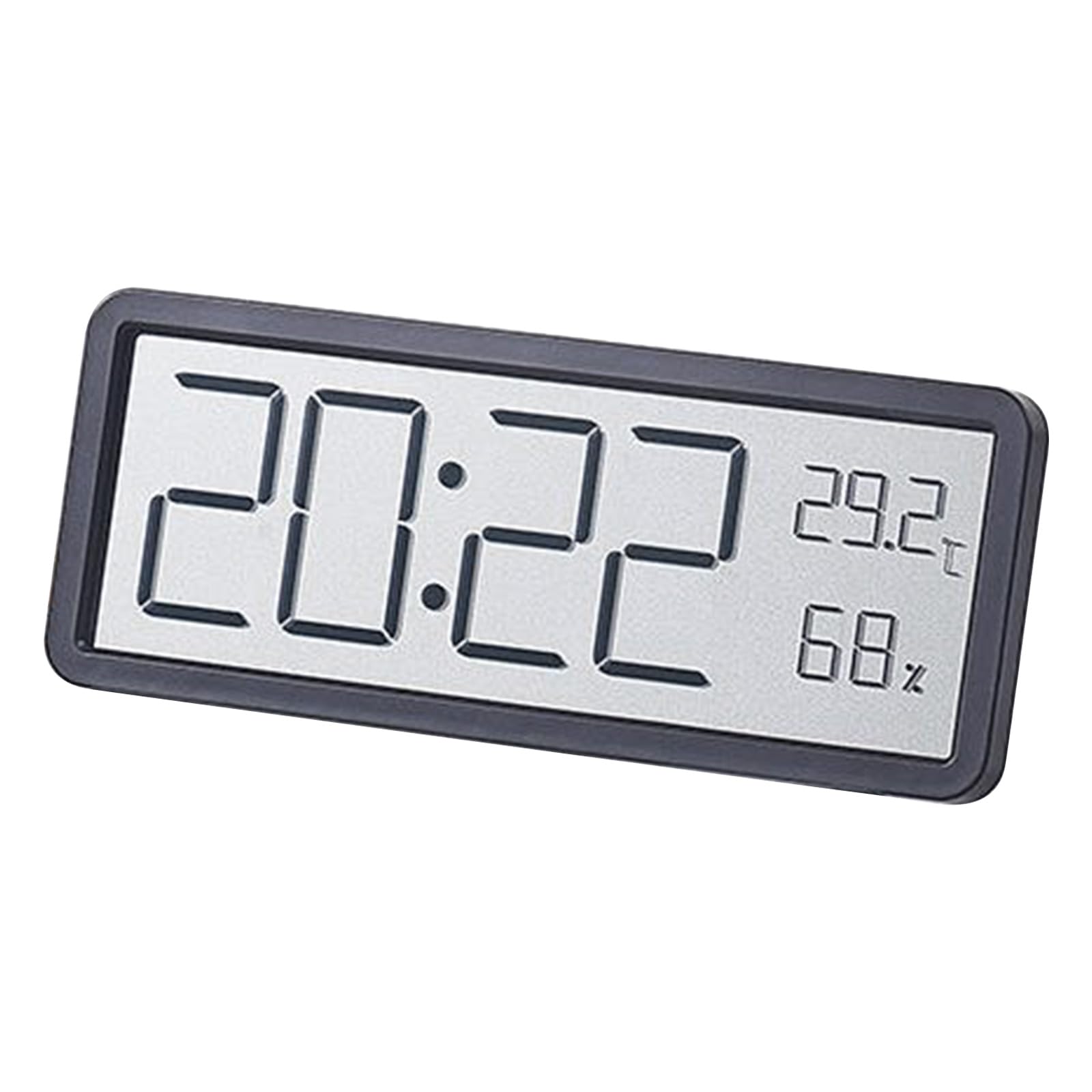 Horloge murale numérique LED avec température intérieure et date complète