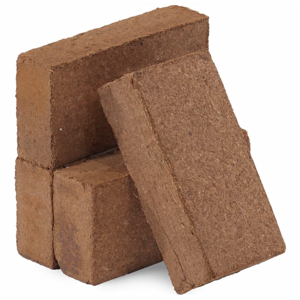 Kokosziegel 24 Stück Kokossubstrat für Pflanzen 15,6 kg Kokoserde für Garten Hydroponik Aussaat Stecklinge