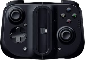 Razer Kishi für iPhone - Smartphone Gaming Controller (Lightning-Anschluss, Ergonomisches Design, Individuelle Passform, Analog-Stick, Ultra niedrige Latenz) Schwarz