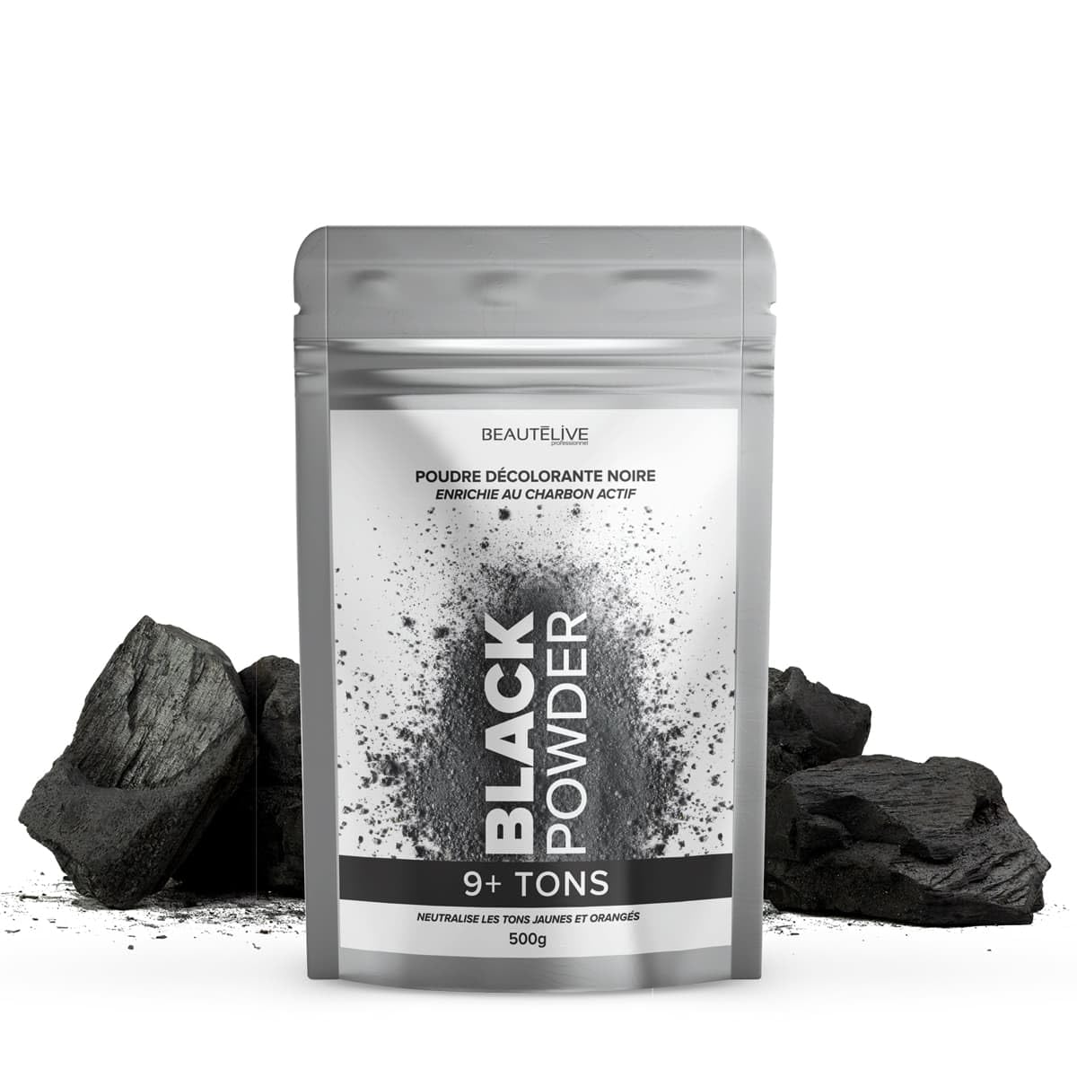 Beautélive - Poudre Décolorante Noire au Charbon - 500g