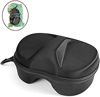 Vista 2 de OASISGUEST Sailupxinyuan - Funda portátil para máscara de buceo, caja de almacenamiento para gafas de buceo, estuche protector (negro)