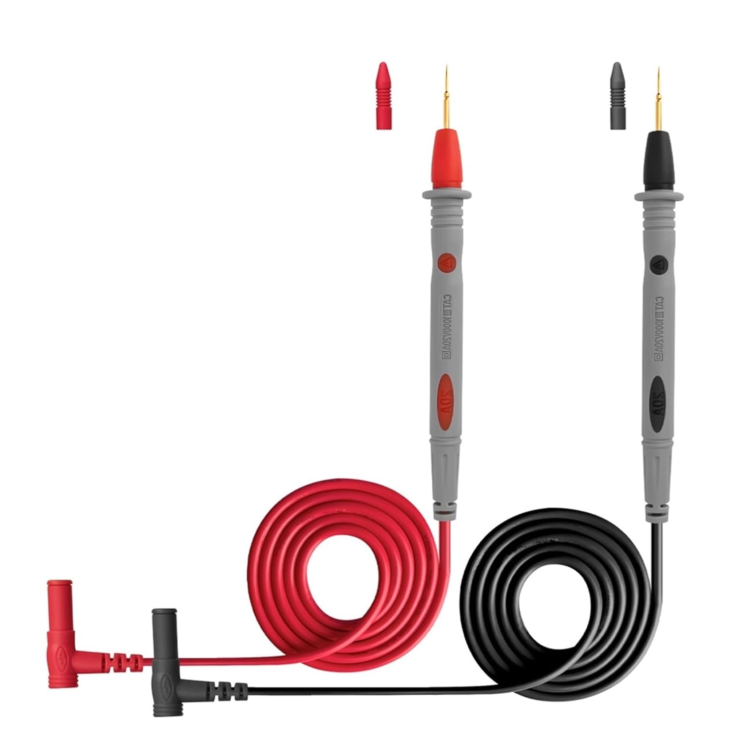 PT1031/32/35 10A 20A 1000V Multimeter Test Leads Needle Probe for Multi-Tester Multimeter Pen Probe Test Wire(PT1035)