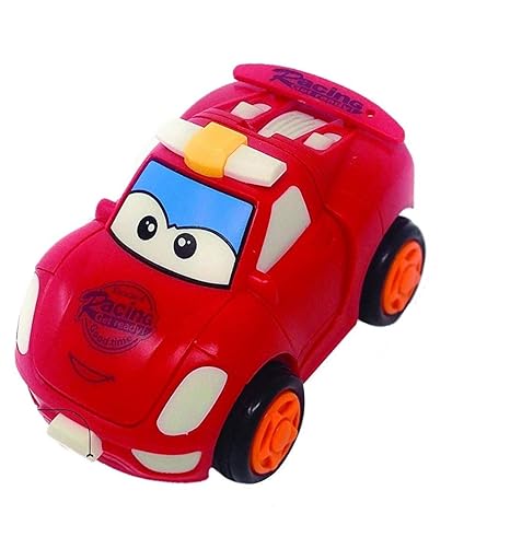 FunBlast Pull Push Back Action Robot Car Toy for Kids, Transformer Racing Car Toy, Car to Robot, Random Color (Set of 1 Pcs)
