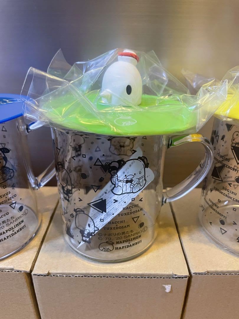 ナポリの男たち はぴだんぶい グラスマグセット サンリオ - 「ナポリの男たち」×「はぴだんぶい」 グラスマグセットの