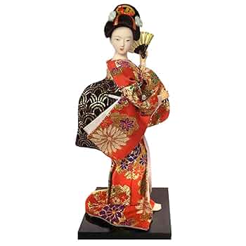 舞妓　人形　50年前のもの　昭和レトロ 着物 日本人形 古民家 アンティーク 日本人形 舞妓 踊り子 和風 着物 伝統的な