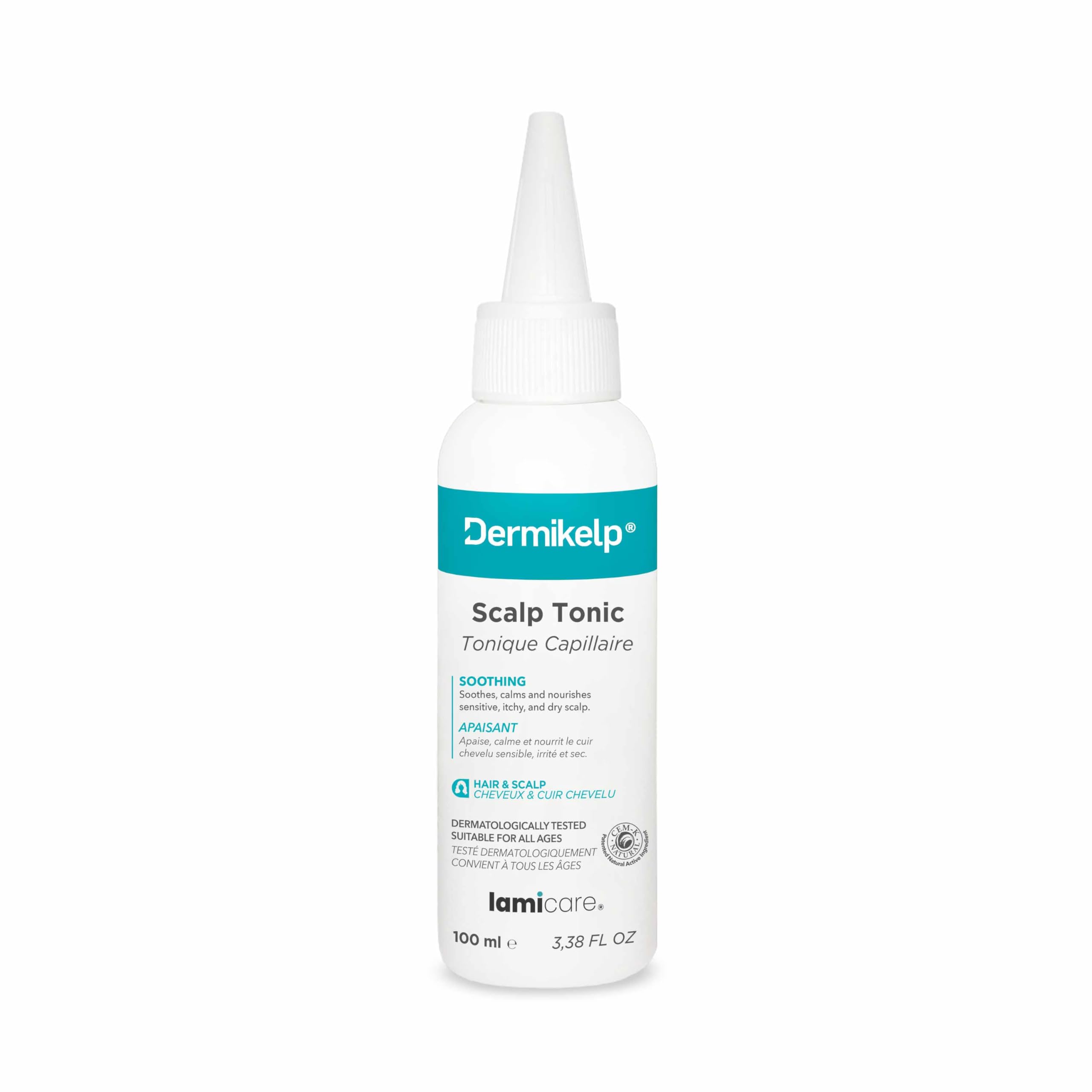 Tonique Apaisant pour Cuir Chevelu Irrité et Sensible – Apaise, Hydrate et Revitalise avec Algue Marine, Extrait de Jojoba et Panthénol, 100 ml