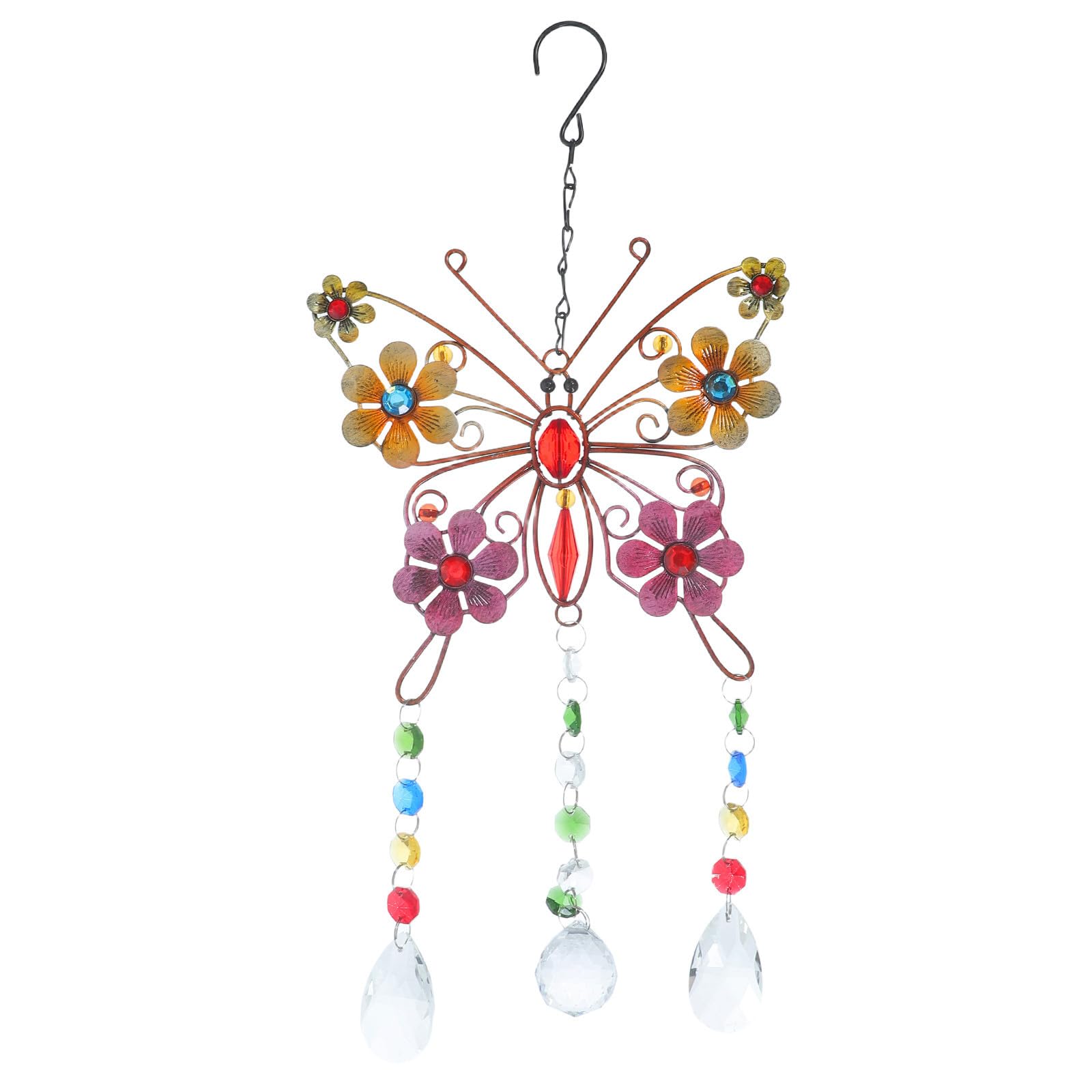 Atrapasol de mariposa vintage un detalle especial de vidrio para regalar en casa