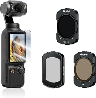 Rollei Magnetisches ND Filter Set Kompatibel mit DJI Osmo Pocket 3/4