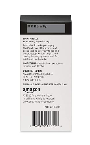 Miniatura 6 de Marca Tienda  Extracto de vainilla puro Happy Belly 1 onza líquida