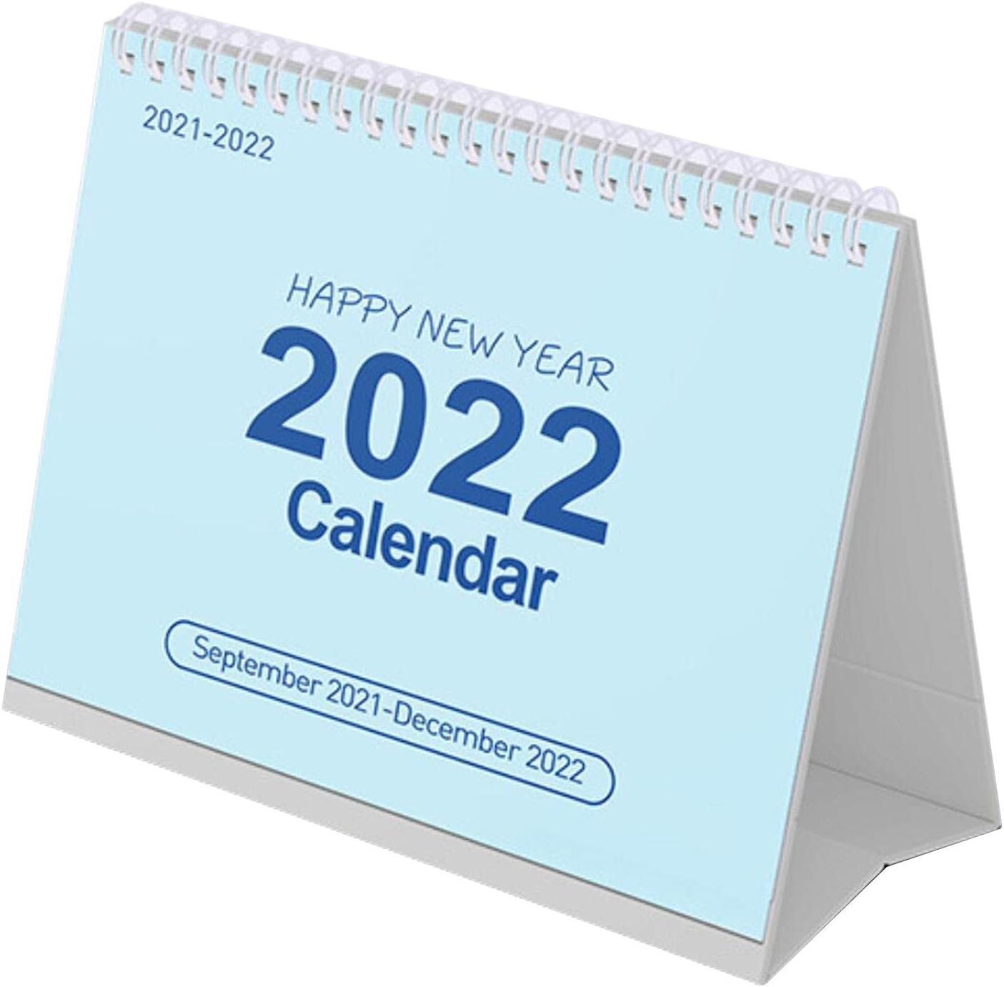 PERFECTHA Desk Calendar 2021-2022, Standing Flip Desktop Calendar Monthly Daily Planner Calendar September 2021 - December 2022 Stand Up Desk Calendar With Double Loop Coil Design, 360 Page welcoming