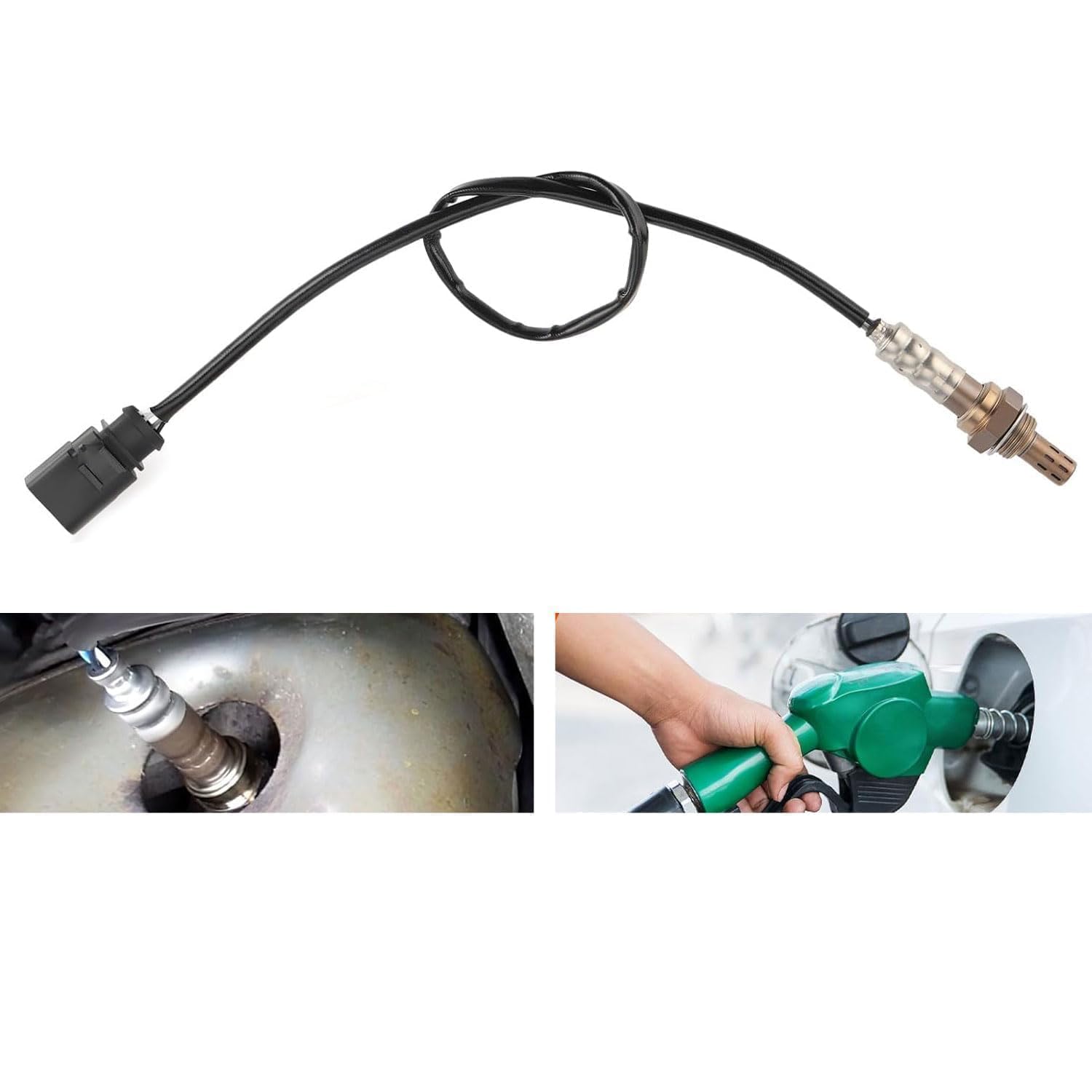 ANBOO Sonde lambda après catégorie pour VW Polo 9N Audi A4 B8 Ford Golf 4 Bosch O2 Capteur de régulation OE 03C906262 03C 906 262 Capteur de rechange