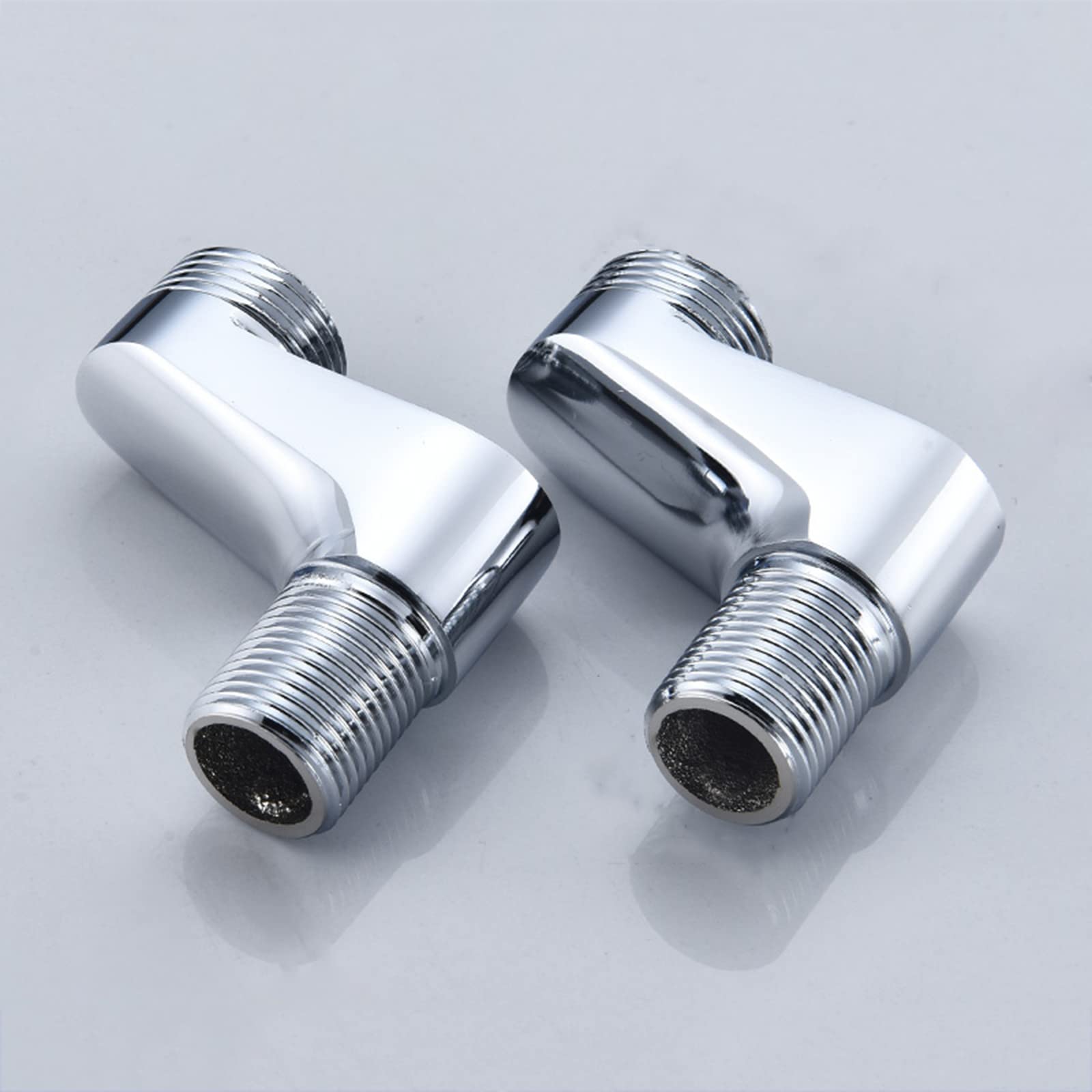 ZQFHSX 60mm G1/2 Bathtub Faucet Adapter Chrome Brass Shower Mixer Accessories Offset Coupling for Bathroom Sink Durable and Stylish Plumbing Connection LWX