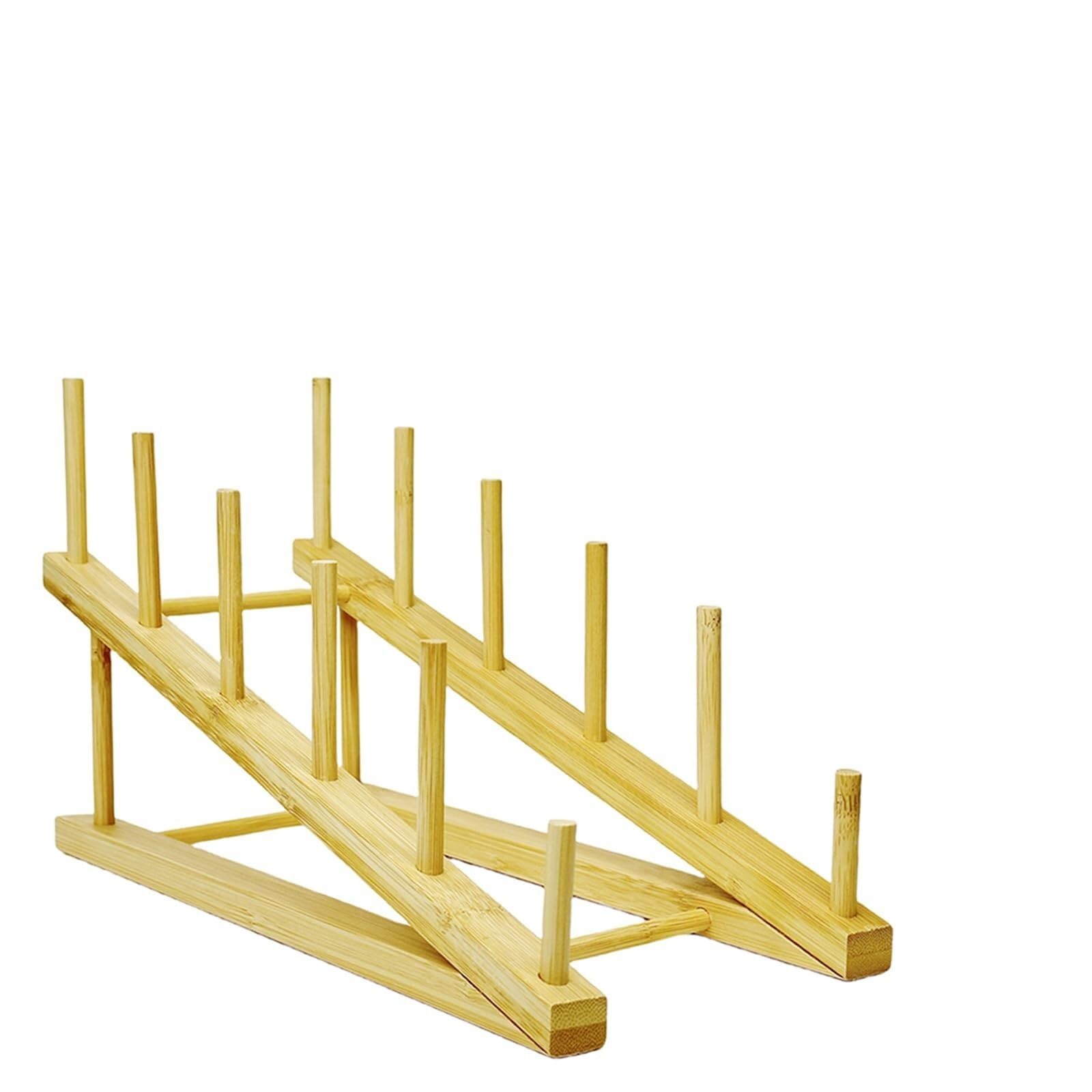 XIOVGRIOKK Wooden Display Stand – A tabletop display rack/easel for merchants, suitable for showcasing magazines and art prints on retail counters(Natural)