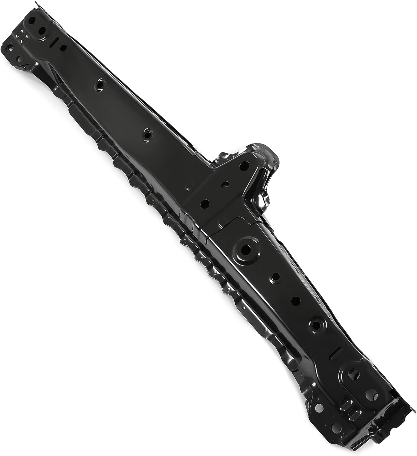 KUAFU Radiator Support Compatible with 2006-2012 Toyota RAV4 Replacement for 571040R011 5710442061 TO1229100 Radiator Mount Lower Tie Bar Electrophoresis Steel Black
