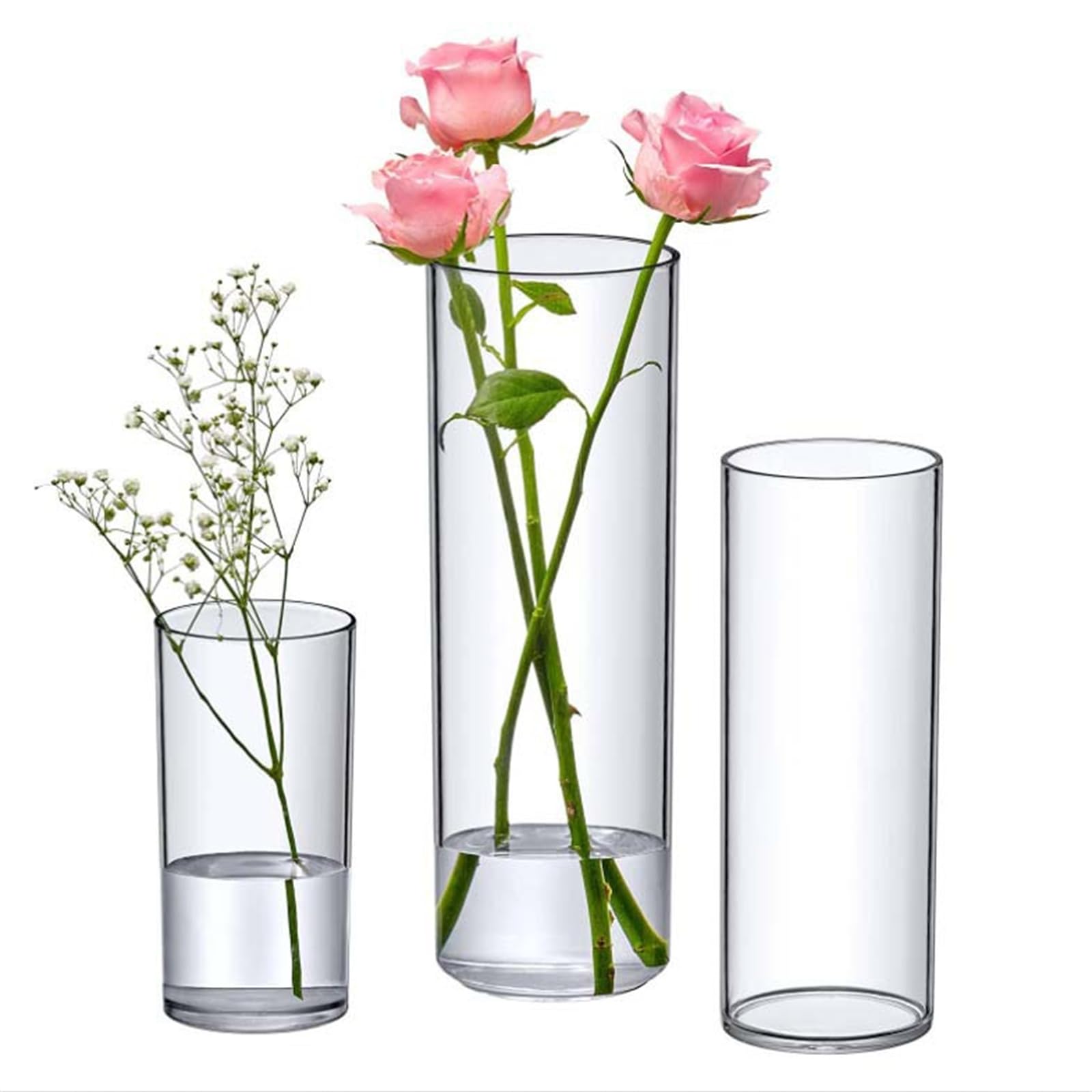 Amazon.co.jp: 花瓶 割れない 透明 プラスチック花瓶 おしゃれ