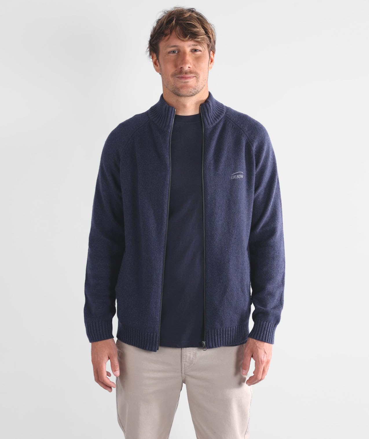 OXBOW Gilet zip épais CURRENT Hiver 2025 Uni, Col rond, Zippé, Sans capuche, Manches longues