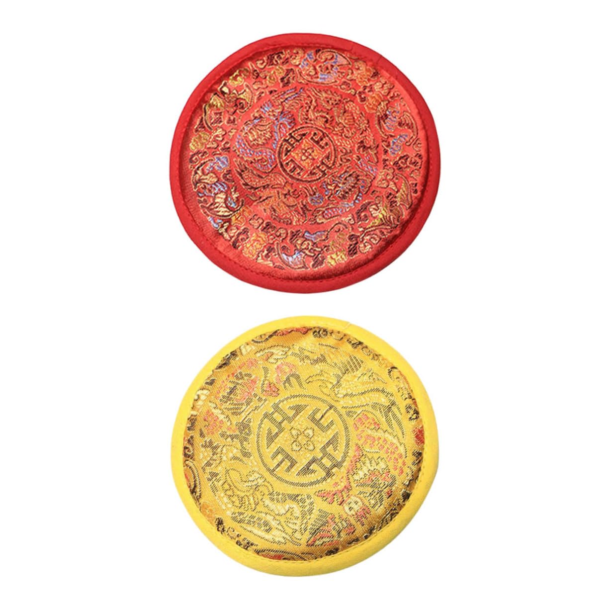 Cojines de tazón para yoga y meditación: pack de 2 almohadillas para sonido limpio 8