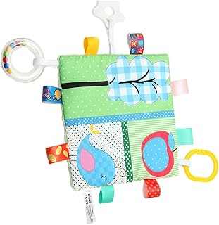 TOYANDONA Livro De Pano Fofo Livro De Pano Enrugado Brinquedo De Aprendizagem Educacional Livro De Educação Infantil Livro De Brinquedo Transporte Livros De Pano Carrinho Livro Macio