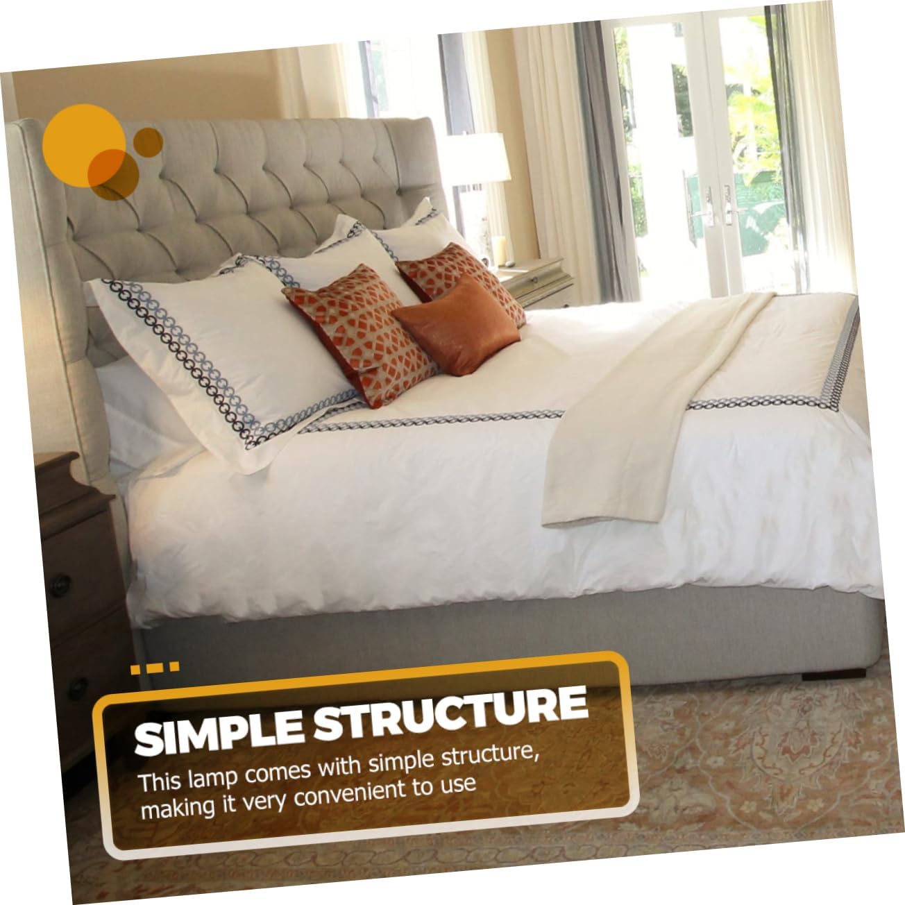 Linen Cloth USB Table Lamp Led Base Modern Bedside Light for Home Decor Eye-Caring Nightstand Lamp Chic Design for Bedroom and Living Room