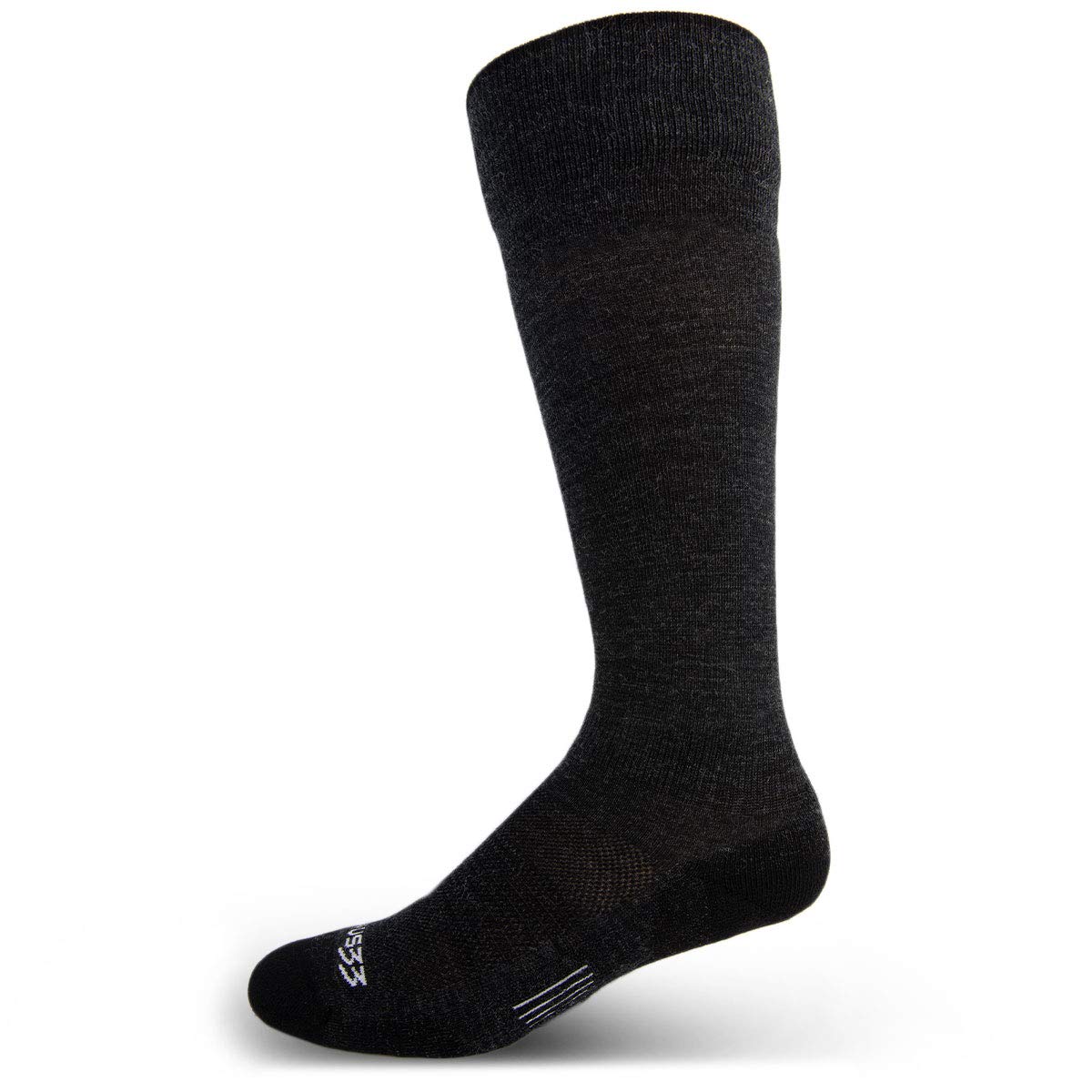 USA Made - Micro Cushion Ski and Snowboard Socks - Over the Calf Socks - Merino Wool - Mountain Heritage