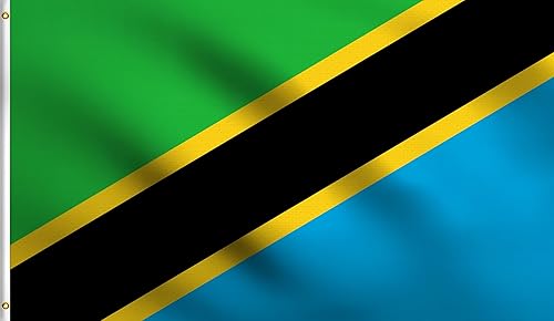 Miniatura 51 de DMSE Bandera de Sierra Leona 3X5 Pies 100% Poliéster Bandera 100D