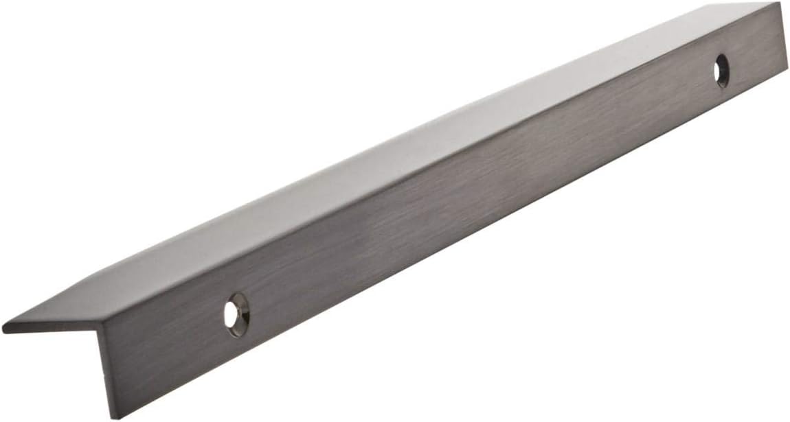 Aloft 8-9/16 in (217 mm) Center-to-Center Black Chrome Cabinet Edge Pull