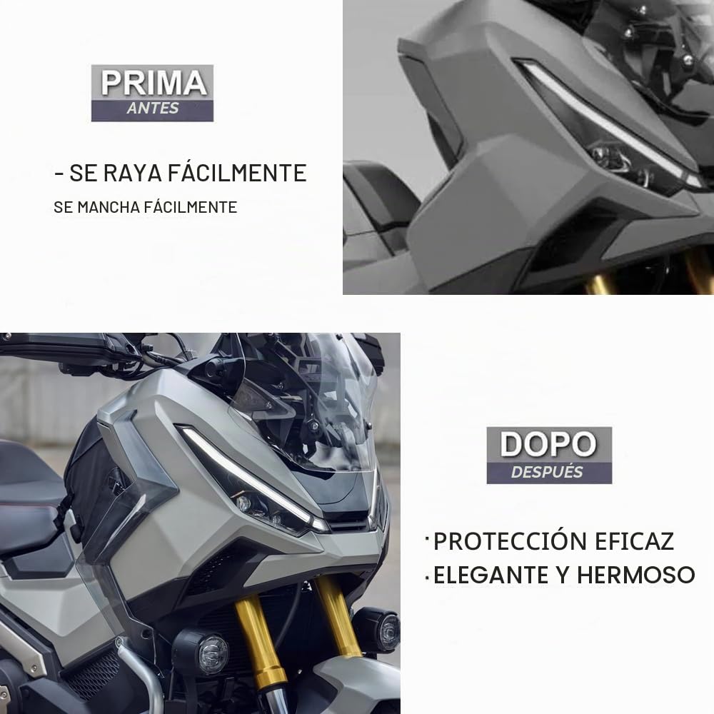 Para X-ADV 750 X ADV750 XADV 750 2025 - Nuevos accesorios para motocicletas Deflector lateral aire Protección de piernas laterales Revestimiento lateral Decoración Deflector de viento (gris)