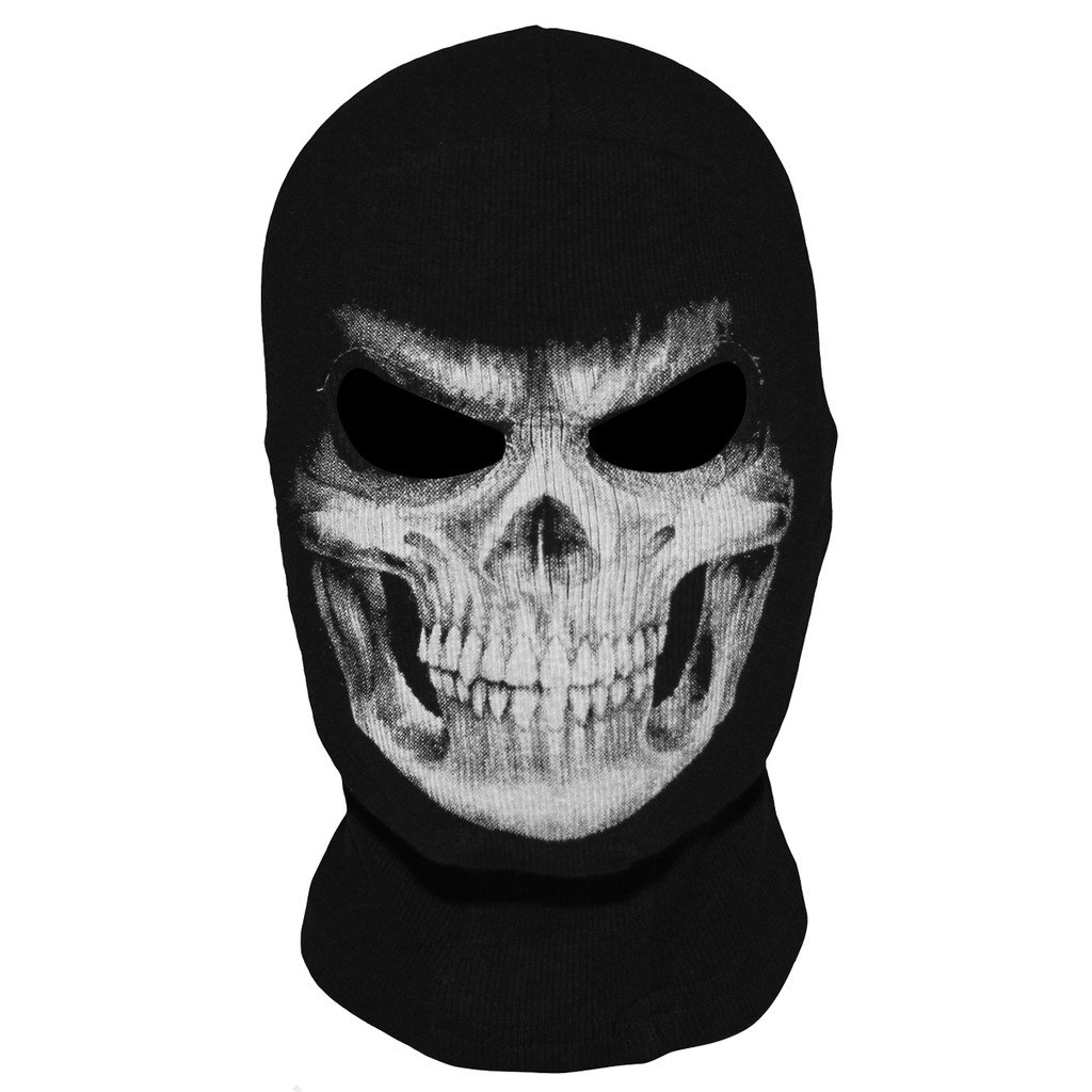 WTACTFUL 3D Scary Skeleton Mask Skull Mask Grim Reaper Mask for Halloween
