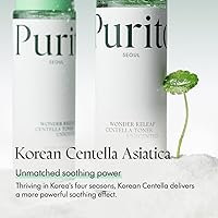 Vista 4 de PURITO Seoul Wonder Releaf Centella Tónico Sin Perfume de Centella Coreana, para Piel Sensible, Tónico Facial para el Rostro, K-Beauty, 200ml 6.76