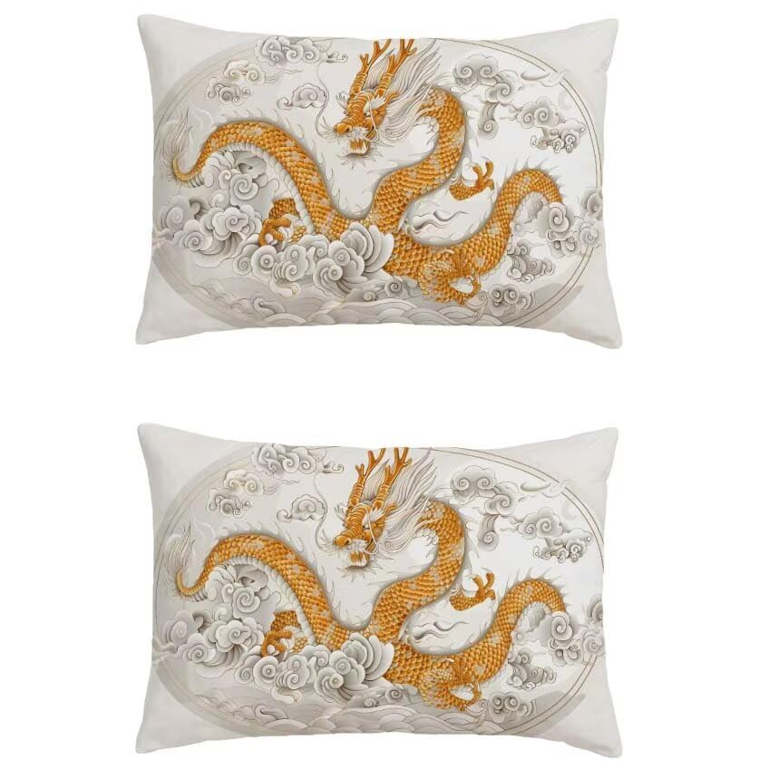 Housse coussin salon de jardin imperméable en lin jaune 60x80cm pour protéger vos assises