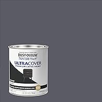 Vista 279 de Rust-Oleum Painter's Touch 1979502 - Pintura de látex, color negro brillante, 1 cuarto de galón