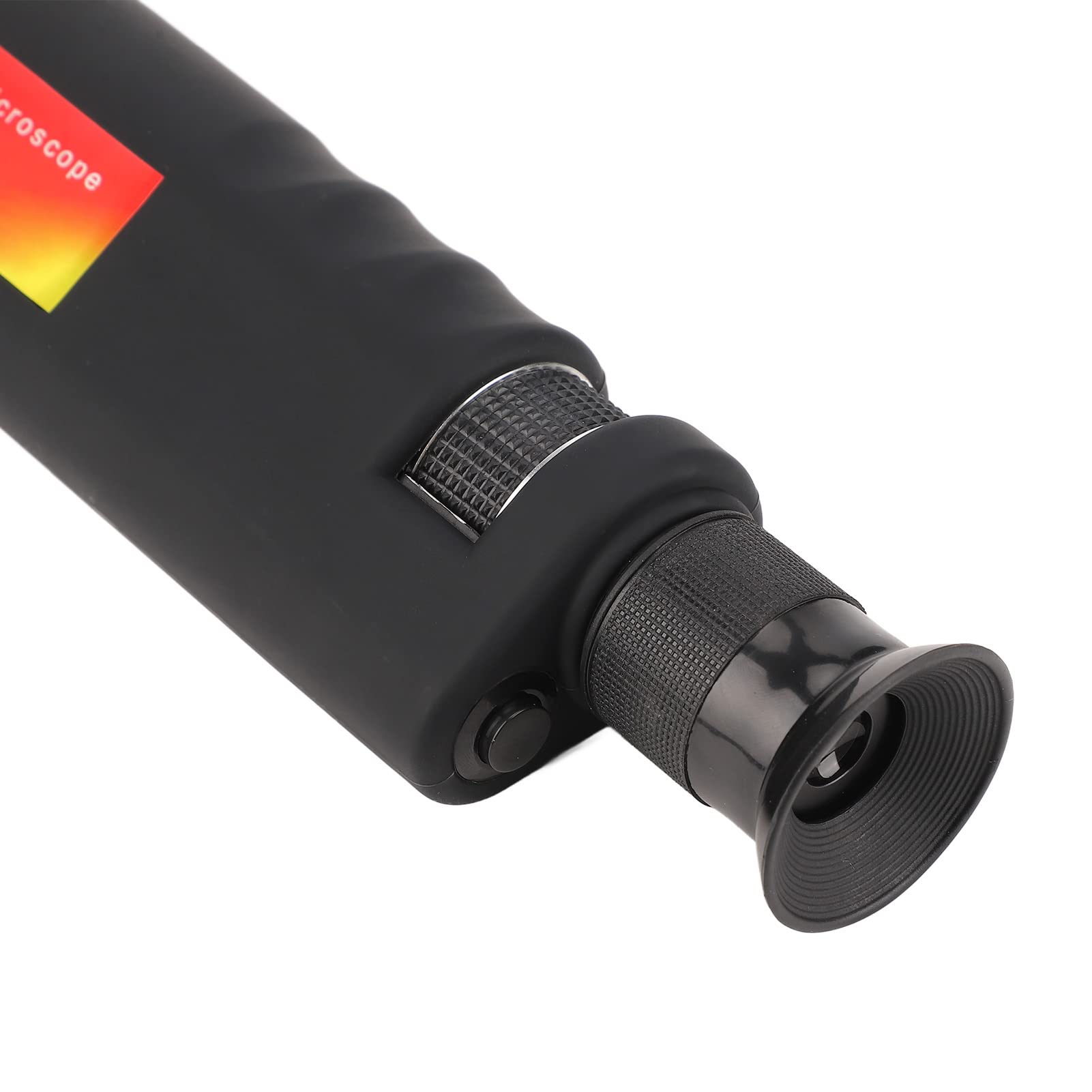 FTVOGUE Ręczny Mikroskop światłowodowy, Lupa światłowodowa 400X z Korpusem ze Stopu Aluminium ABS, do Kontroli SC FC ST LC, Złącza 2,5 Mm i 1,25 Mm dla Techników